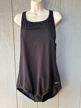 Speedo Black Conservative Ultraback One Piece Swimsuit